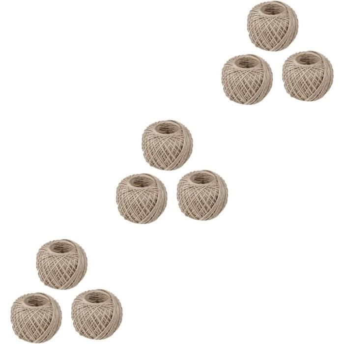 Anstore Lot De 2 Rouleaux De Ficelle De Noël Pour Eballage Cadeau, 200