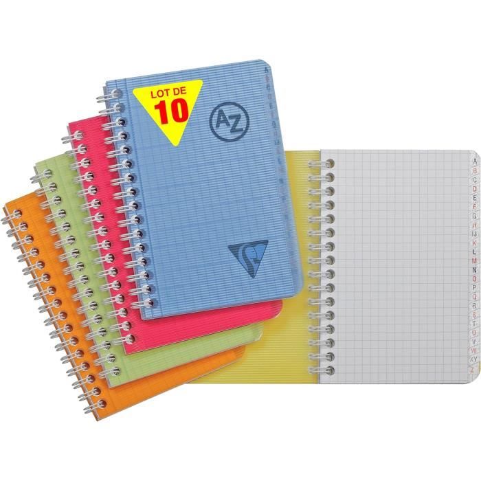 Clairefontaine Linicolor Fresh (328136C) - Cahier à spirales 144P A4