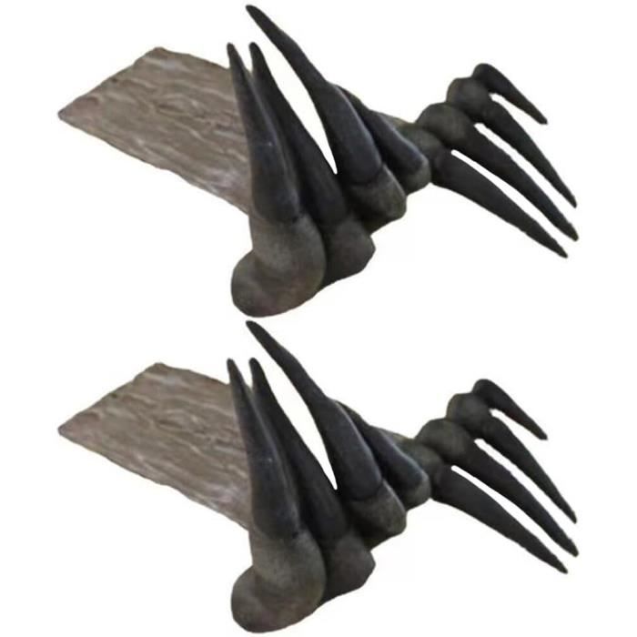 10 Pièces Dents De Démon Halloween - Accessoire Déguisement Effrayant Et Drôle - Fausses Dents PVC Pour Fête Déguisée - 4
