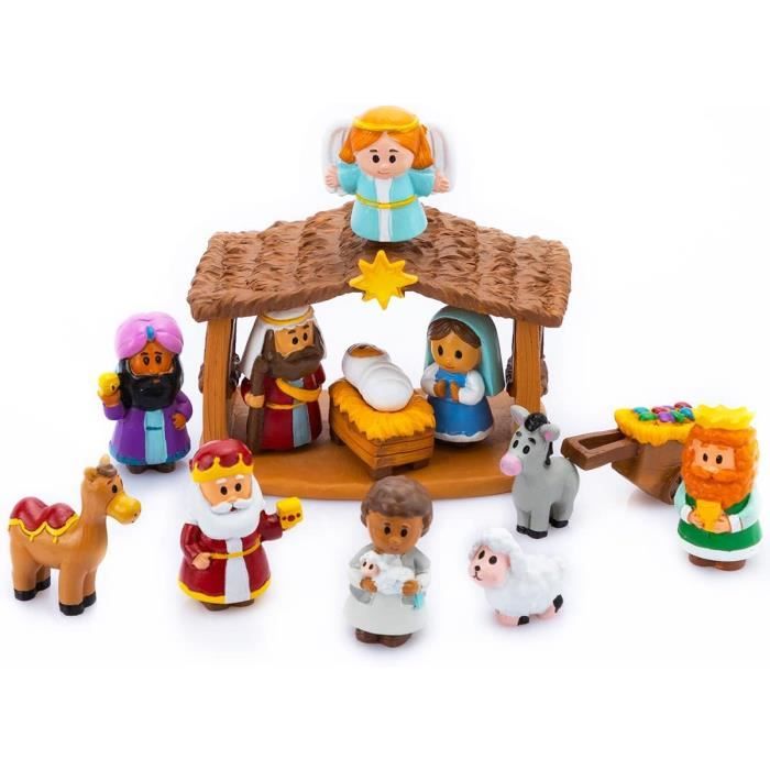Creche miniature sale noel