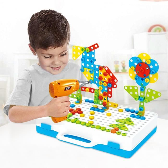 Mosaique Enfant Jeu Enfant 3 Ans Jeu Montessori Jouet Enfant 4 Ans Garcon Jeux Educatifs Clic Educ Mosaique Jouet Cdiscount Jeux Jouets