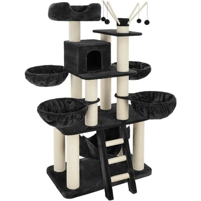 Arbre A Chat Chaton Griffoir Design Original Grand Jouet Grattoir Haut 1 Cabane Noir Blanc Achat Vente Arbre A Chat Arbre A Chat Chaton Griffoir Cdiscount