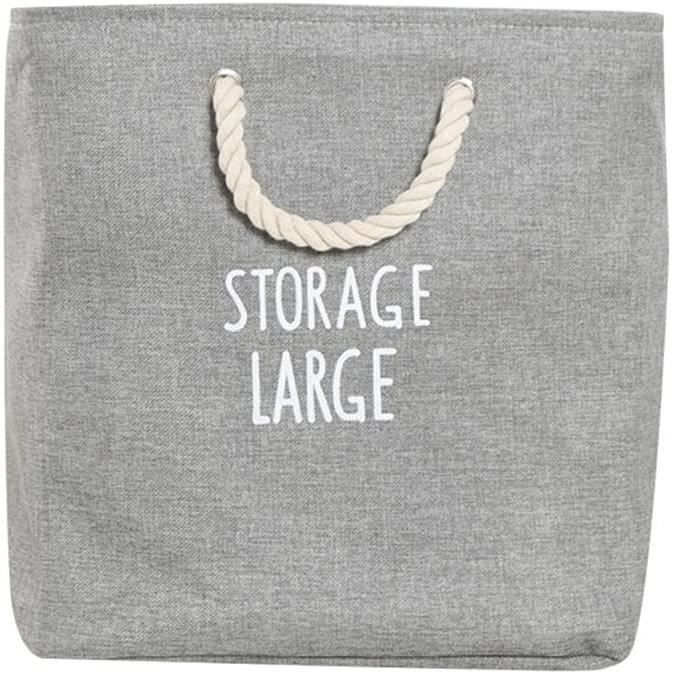 Panier De Rangement Pliable HUNRUNG - Motif Dinosaure - Toile De Lin Et Coton