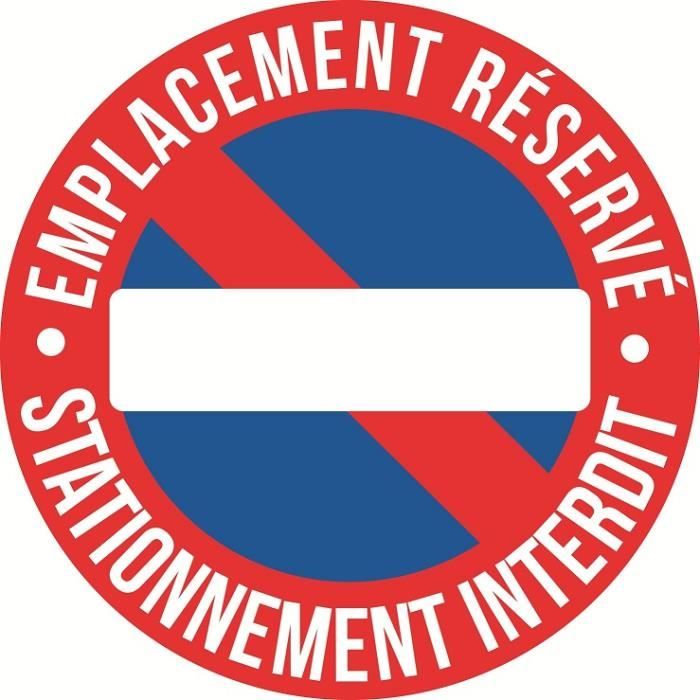 Autocollant sticker adhesif signalisation panneau parking reserve clientele Autocollant sticker adhesif signalisation panneau parking reserve clientele