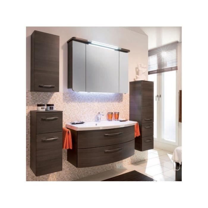 Meuble Suspendu Salle De Bain Cassca 101 Pin Anthracite Armoire 2 Graphite Structure 100 Cm50 Cm Cdiscount Maison