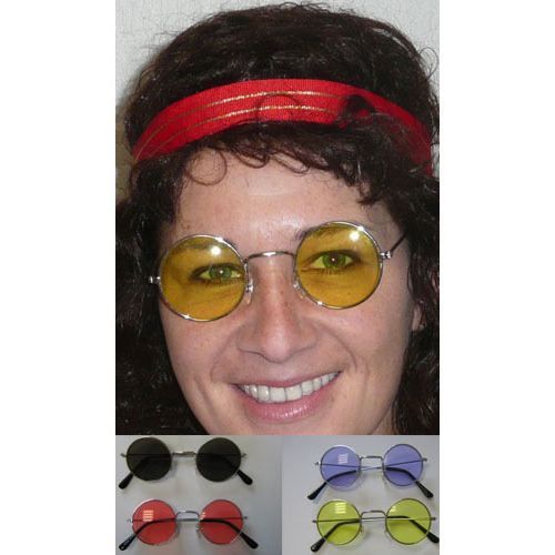 Lunettes de Soleil - Métal - Rondes - Mixte - Assortis - Tendance