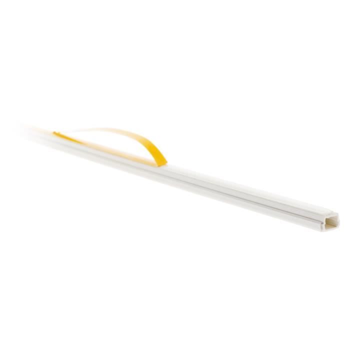 Goulotte Autocollante Blanche De 2 M, 1,5 X 1,5 X 200 Cm/1 X