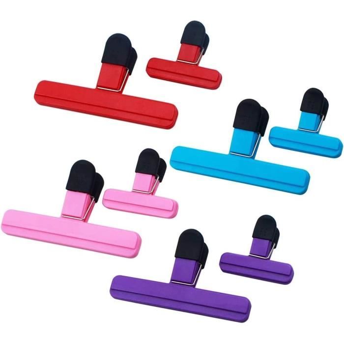 Pince Sachet Alimentaire Clips Fermeture Sac Alimentaire - Lot De