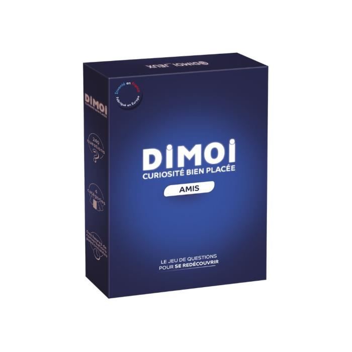Dimoi Amis – Jeu De Cartes 240 Questions Audacieuses Pour Se Redécouvrir Entre Potes – Cadeau Noël Idéal