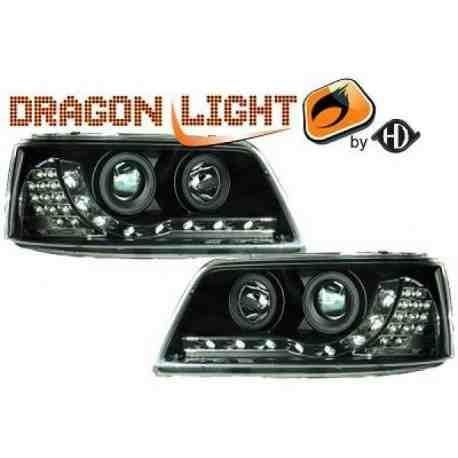 Phare à led diurnes pour Volkswagen Multivan-Caravelle 03-09/T5 Transporter 03-09