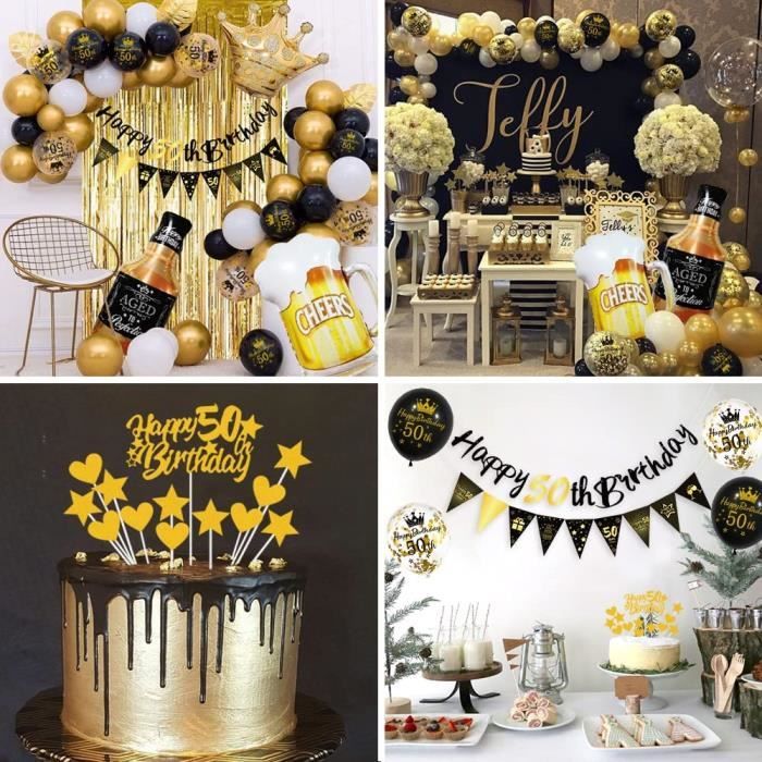 Déco Anniversaire 50 Ans : Décorations Homme & Femme