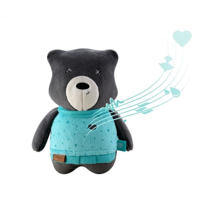 Nounours Aide Au Sommeil Myhummy Maya Gris Fonce Doudou Avec Bruits Blancs Endormissement Bebe Cdiscount Puericulture Eveil Bebe