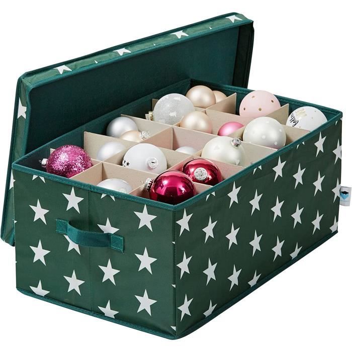 Boule De Noël - !T Store 677680 Boîte Rangement Boules Décorations