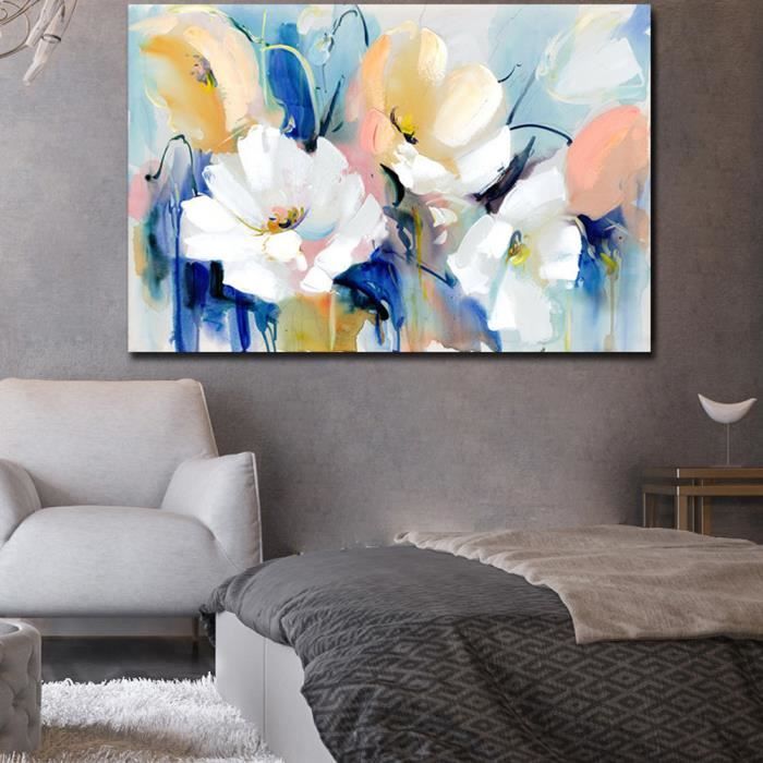 1pcs 40x60cm Fleurs Peinture Sur Toile Tableau Decoration Murale Salon Peinture Sur Toile Toile Peinture Sans Cadre Sh 0882 Achat Vente Tableau Toile Cdiscount