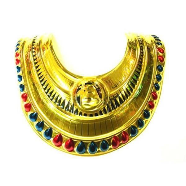 Collier Plastron Ancien Inspiration Cléopâtre - Style Égyptien Turquoise