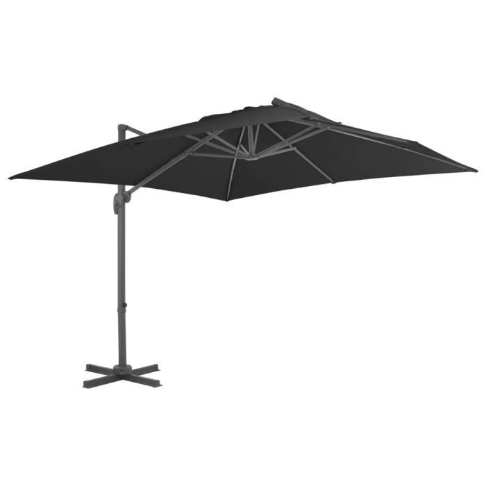 vidaXL Parasol de jardin porte à faux