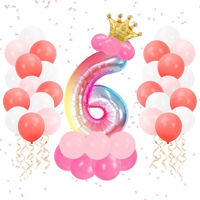 Ballon Decoratif Kateluo Ballon 6 Ans Fille Ballon Anniversaire Fille 6 Ans Ballon Chiffre 6 Rose 6er Ballon Anniversaire Dec422 Cdiscount Maison Ballon Decoratif Kateluo Ballon 6 Ans Fille Ballon Anniversaire Fille 6 Ans Ballon Chiffre 6 Rose 6er Ballon Anniversaire Dec422 Cdiscount Maison