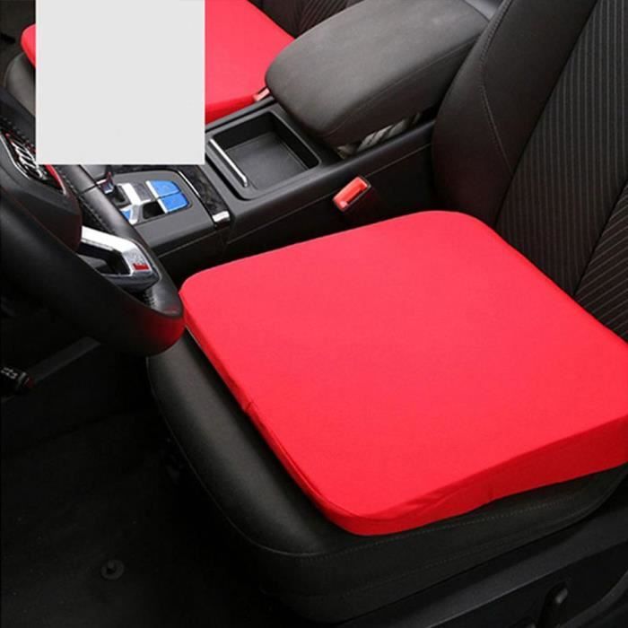 Rouge Coussin de rehaussement de siège auto, tapis de siège individuel pour  le siège du conducteur, coussin é - Cdiscount Auto