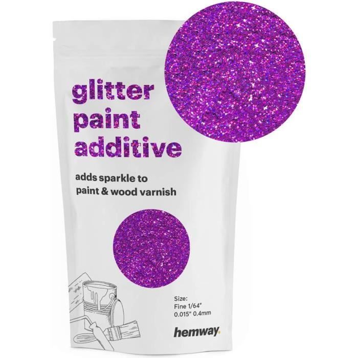 Hemway Additif de peinture à paillettes 0,4 mm à base d'eau pour plafond  mural 100 g, multicolore - Achat / Vente paillettes Hemway Additif de  peinture à - Cdiscount