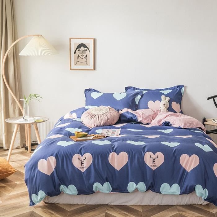 WQIZXCW Set Housse De Couette 200x200 Style Japonais Avec 2 Taie D