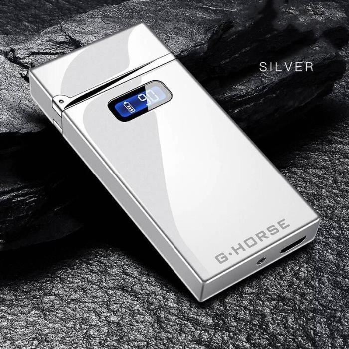 LIHTUN Allume-Cigare Tout-en-Un à Double Torche, Porte-Cigare