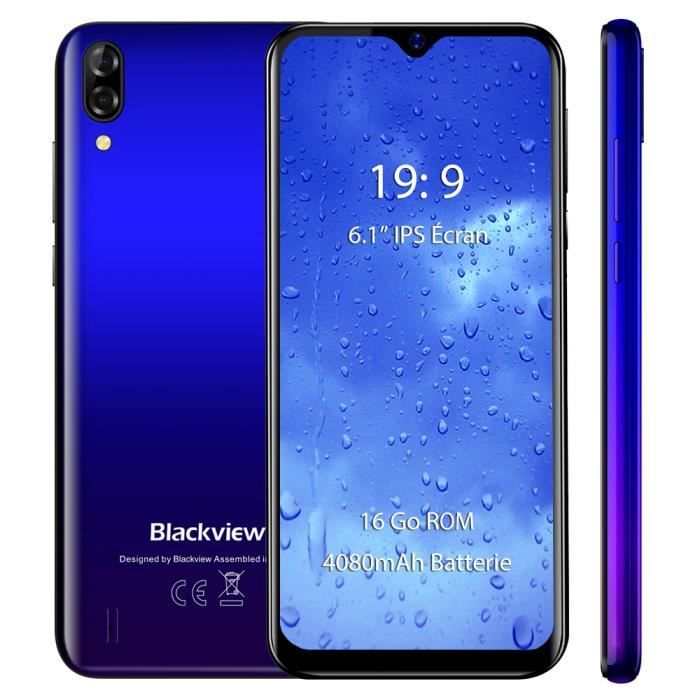 Vente Téléphone portable Blackview A60 Smartphone 16Go 6.1" Écran Goutte d'eau Android 8.1 Caméra 13MP 4080mAh batterie GPS Téléphone portable Pas cher -Vert pas cher Vente Téléphone portable Blackview A60 Smartphone 16Go 6.1" Écran Goutte d'eau Android 8.1 Caméra 13MP 4080mAh batterie GPS Téléphone portable Pas cher -Vert pas cher