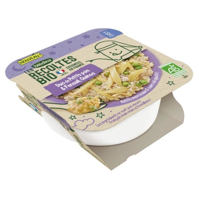 Bledina Les Recoltes Bio Repas Bebe Bio Des 12 Mois Petits Pois Fenouil Quinoa 230g Achat Vente Legumes Cuisines Bledina Les Recoltes Bio Repas Bebe Bio Des 12 Mois
