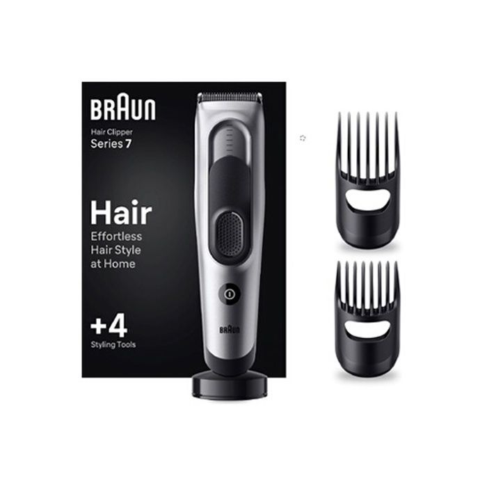Tondeuse à cheveux Braun HC7390 - Homme - 17 réglages de longueurs - Batterie NiMH - Autonomie 50 minutes