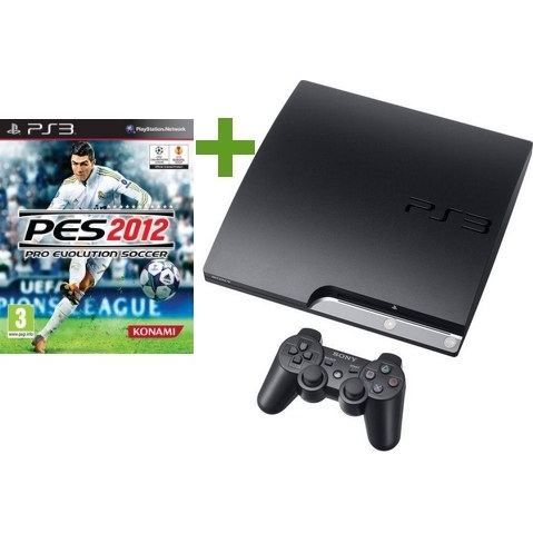 Console Salon - Sony - PS3 320 Go - Noir - Slim - Pes 2012