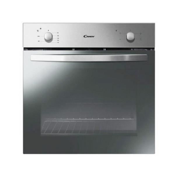 Four encastrable nettoyage manuel - convection naturelle CANDY FCS100X - Inox - porte miroir - Classe A