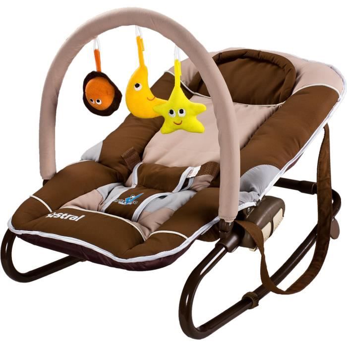 Transat Balancelle Avec Arche De Jeux Bebe Enfant 0 9kg Astral Marron Marron Cdiscount Pret A Porter