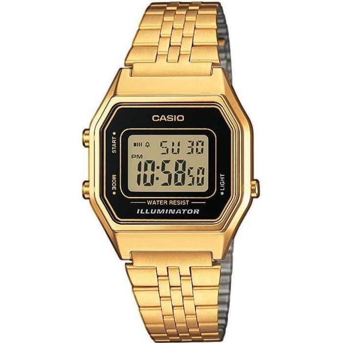 Casio shop femme or