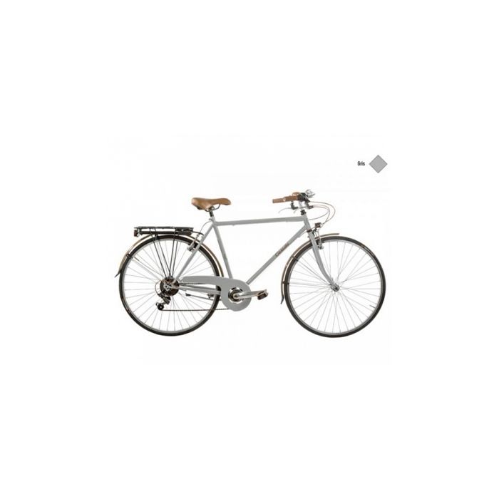 Vélo de ville - CASADEI - Homme - Blanc/Gris - 6 vitesses