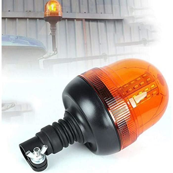 Led Rouge Clignotante 220v Lampe Signal Rotative 220V LED Rouge - Avertissement Industriel Diamètre 97mm Signal Lumineux Industriel