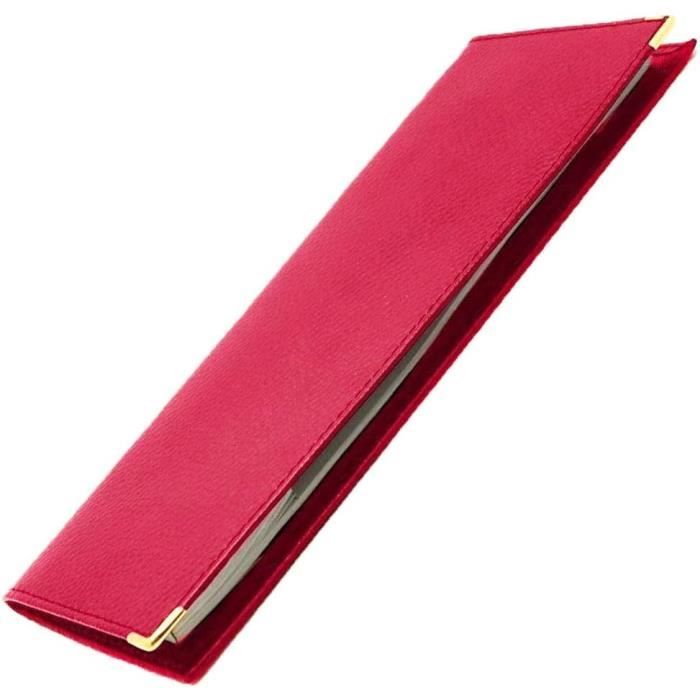 L702 - Porte Ch?�quier Longue - Porte Cartes - Cuir - Format Classique - Homme Femme - 23,5 X 10 