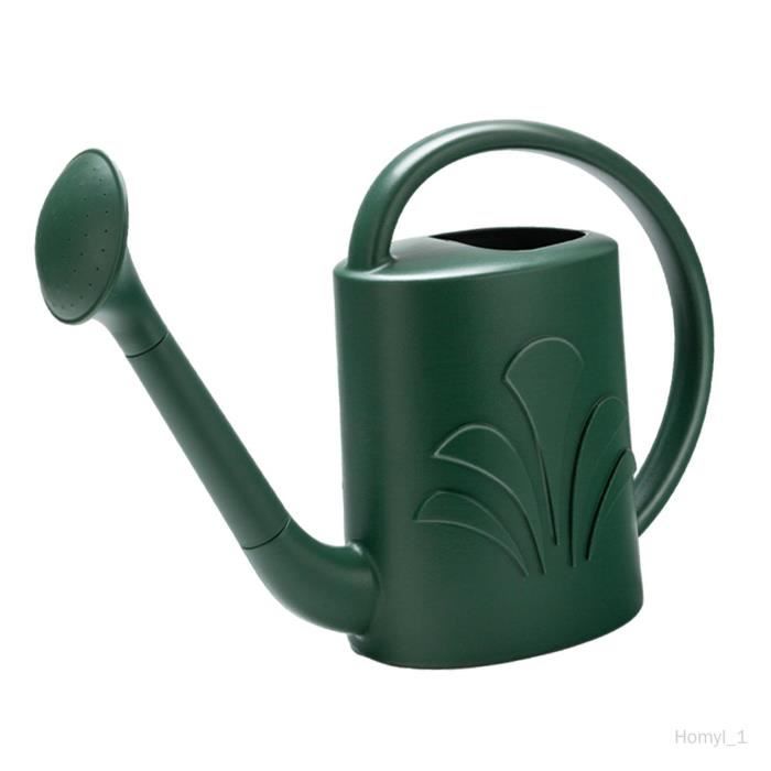 Arrosoir 10 Litres Robustes | Lot De 4 | Vert Classique | Résistant Aux UV | Buse Amovible | Idéal Jardin Intérieur/Extérieur