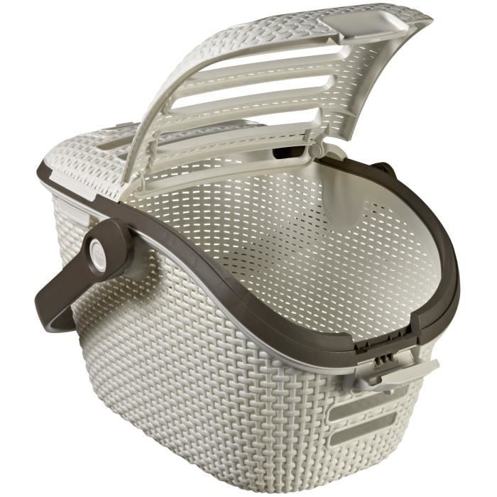 Curver Panier De Transport Pour Animaux 51 X 38 X 33 Cm Blanc Achat Vente Panier De Transport Panier Transport Ivoire Chat A Prix Bas Cdiscount
