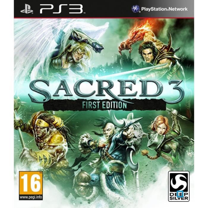 Jeu Vidéo - Deep Silver - Sacred 3 - First Edition - Action Rpg - PS3 - Multijoueur En Ligne