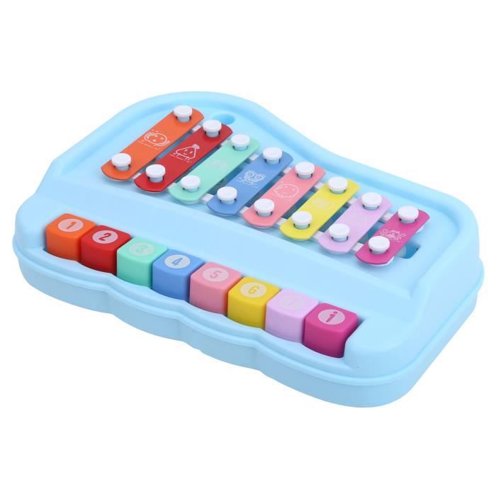 Dilwe Jouet de piano pour bébé Piano Bébé Xylophone Enfants à 8