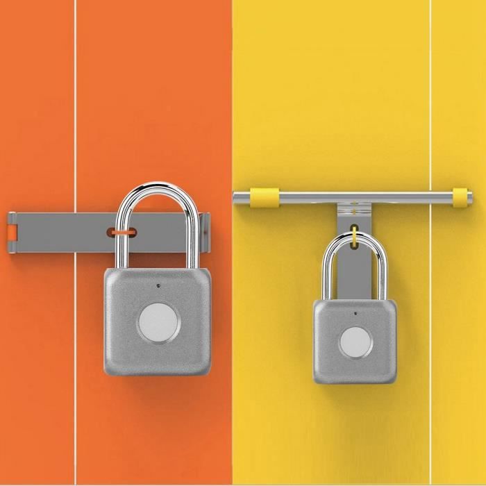 Cadenas à Empreinte Digitale ABUS Touch 57/50 - Sécurisé Sans Clé - Argenté - Neuf Sous Emballage