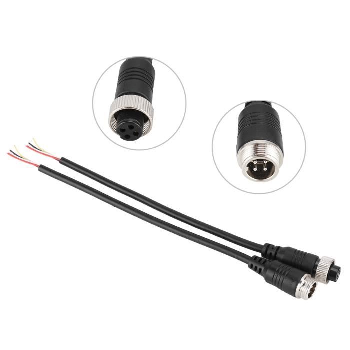 Câble Bipolaire Siliconisé - 2 Connecteurs Mâles + 1 Femelle - Autoclavable