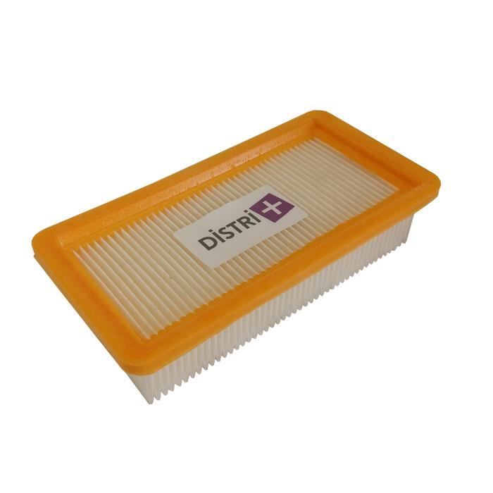 Filtre plissé plat compatible avec aspirateur KARCHER WD7, WD7000, WD7200,  WD7300, WD7500, WD7700P, WD7800, 6.414-971.0, 64149710 - Cdiscount  Electroménager