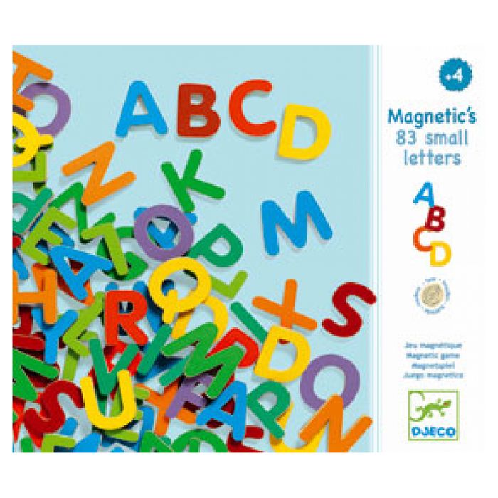 26 Lettres Magnétiques En Bois Multicolore - Pour Frigo, Tableau Blanc, Apprentissage Alphabet Enfants - 8