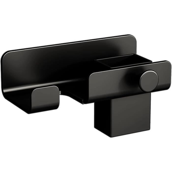 The Home Edit By IDesign – Organiseur Empilable Sèche-Cheveux Avec Séparateur – Plastique Recyclé Transparent