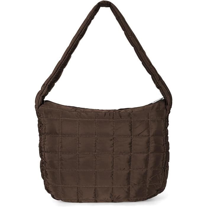 Sac Fourre-Tout Matelass?� Pour Femme Grande Capacit?� Sac ?? Bandouli?�re Rembourr?� L?�ger Avec 