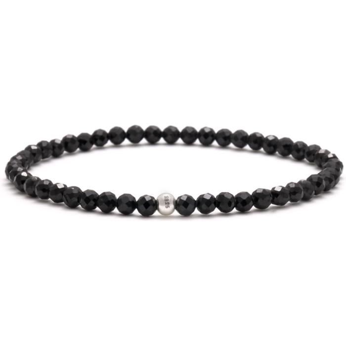 Bracelet en pierre naturelle, œil de tigre bleu, bouddha, marron