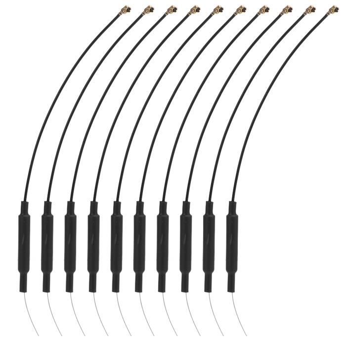 Mini Antennes WiFi 2.4 GHz - Lot De 2, Gain 3 DBi, SMA Mâle - Imperméables, Pour Extérieur Et Intérieur - Améliore Portée Réseau