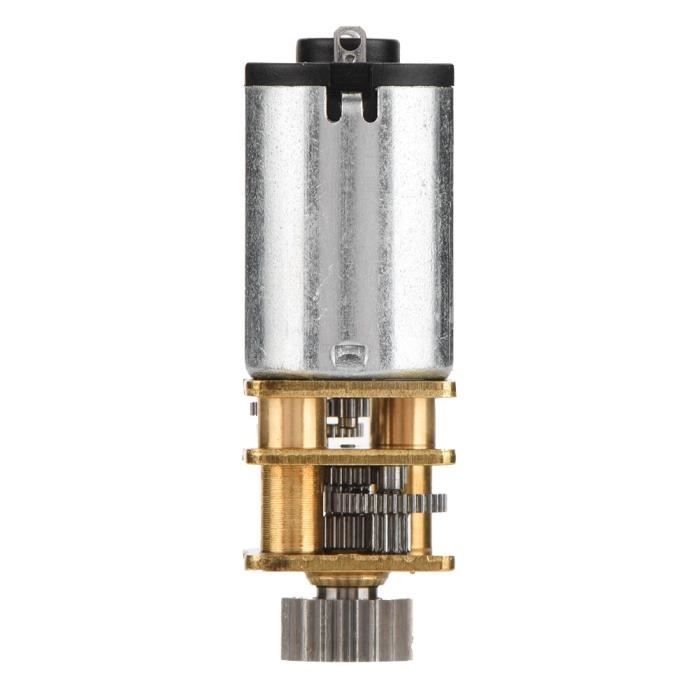 SALALIS Moteur d'engrenage CC DC 6 / 12V N20 MOTEUR DE RÉDUCTION DE BOIRE D'ENGRATION AVEC ARQUE