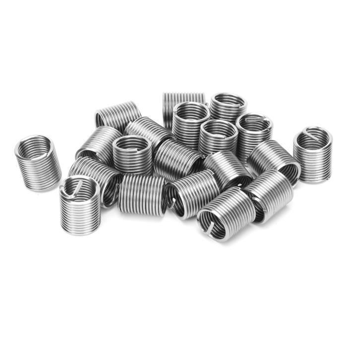 Filet rapporté Insert Fileté Filetage Réparation 3/8-16x1.125 bobine hélicoïdale