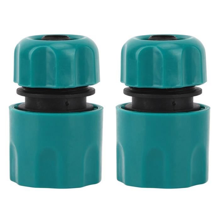 Lot De 6 Adaptateurs De Robinet Jardin 2 En 1 - Raccord Fileté 1/2" Et Tuyau 3/4" - Plastique PP étanche, Montage à La Main